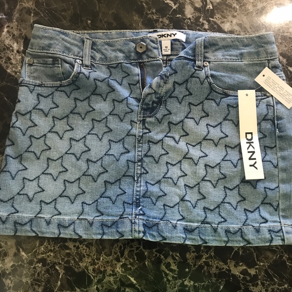 Brand new kids denim skirt