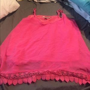 Forever 21 pink too with lace