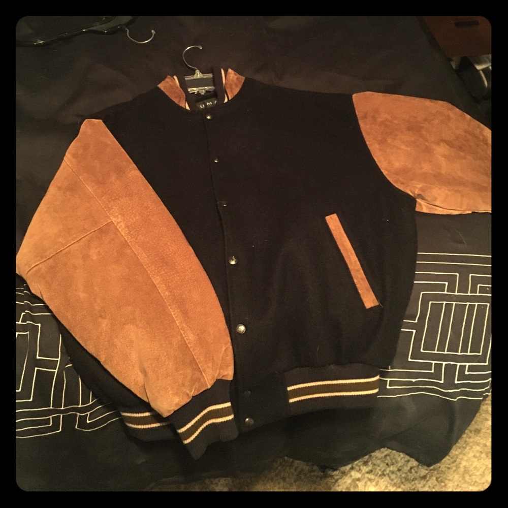 Letterman-style jacket