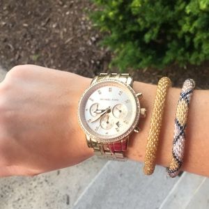 Michael Kors chronograph ritz watch (Authentic)