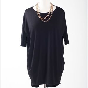 LulaRoe Unicorn Solid Black Irma-Medium