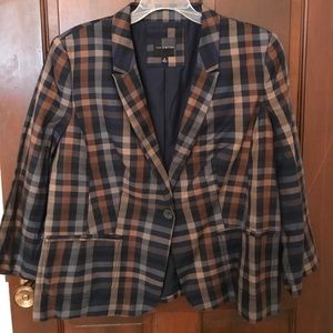 Limited Plaid Blazer