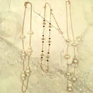 Set of 3 J Crew necklaces