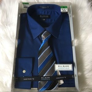 NIB Bill Blass shirt and tie boxed set