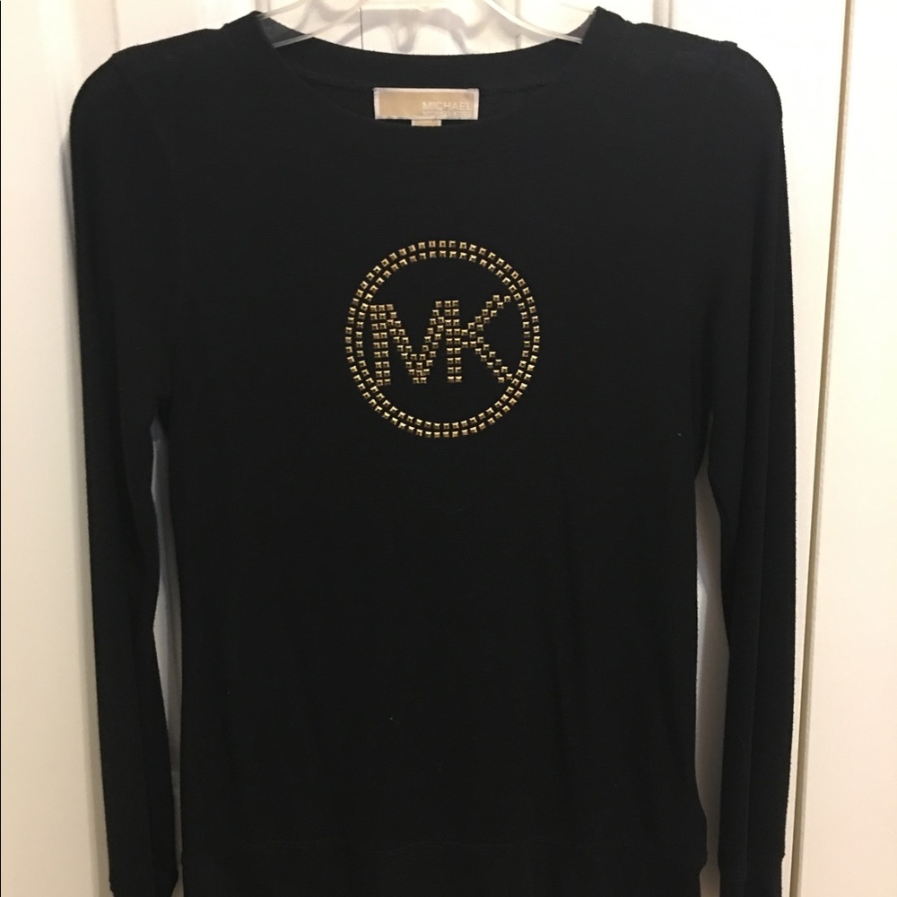Black Michael kors top with stud detailing