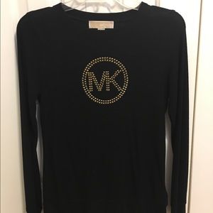 Black Michael kors top with stud detailing