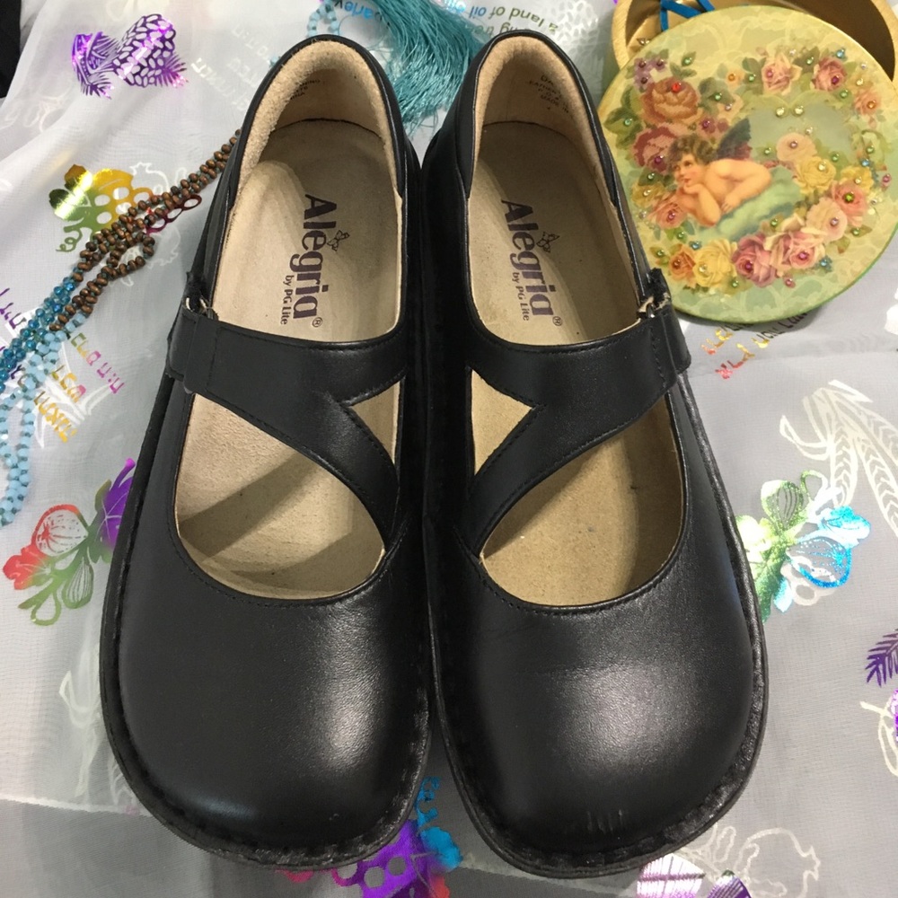 NWOT🍁⛑Alegria Non-Slip Leather Shoes