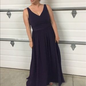 Alfred Angelo dress style 7363L eggplant