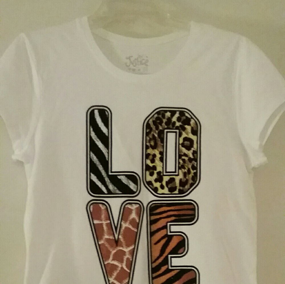 GIRLS NWOT JUSTICE PLUS SIZE 20 TEE