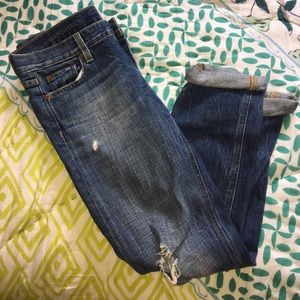 J. Crew boyfriend jeans "Vintage Matchstick"