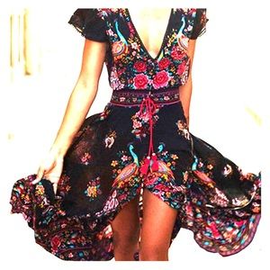 Peacock Dress by Cupshe