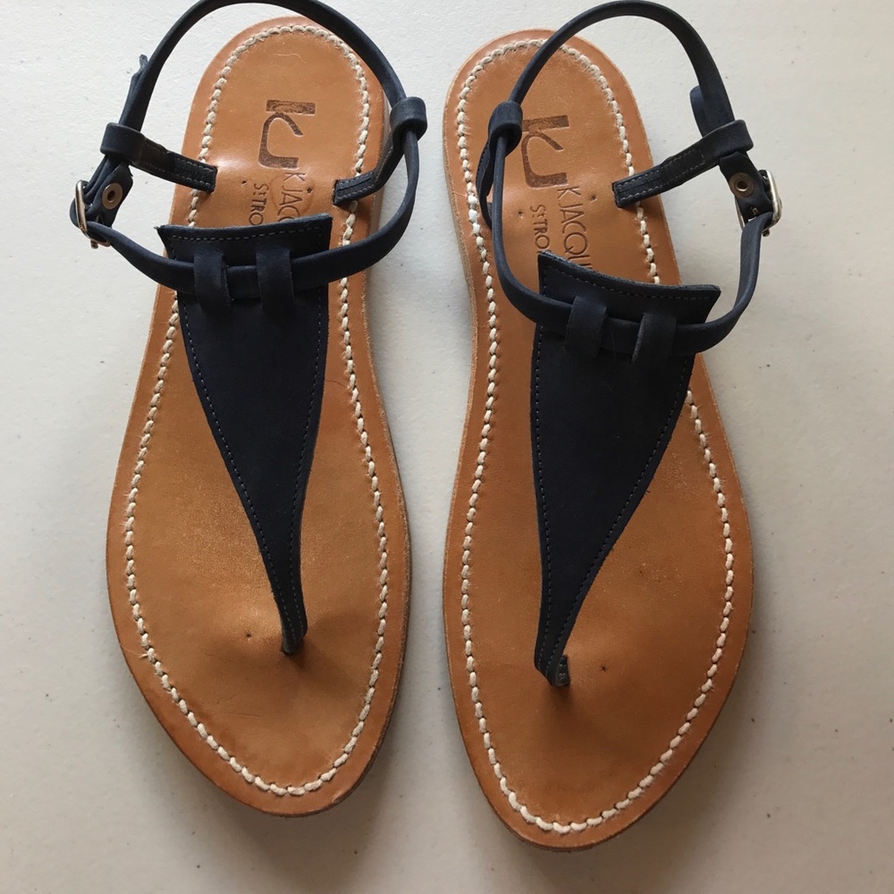 KJacques Navy Blue Sandals