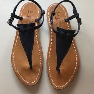 KJacques Navy Blue Sandals