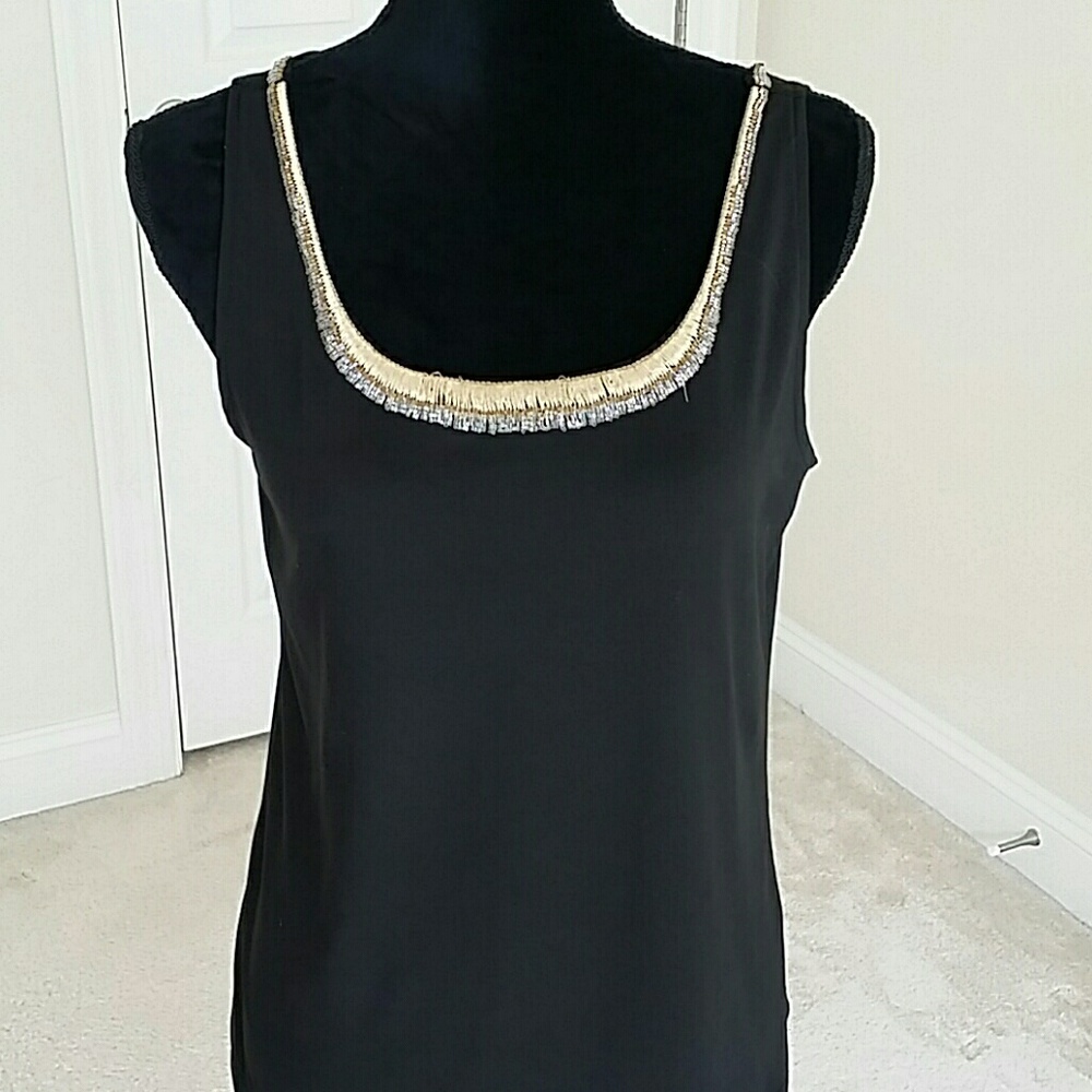Chicos size  medium ( 1 )  embellished  top - Picture 2 of 6