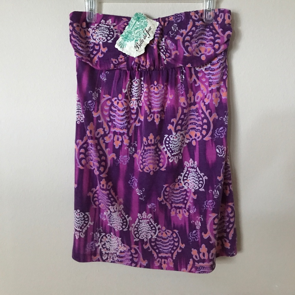 Strapless summer top