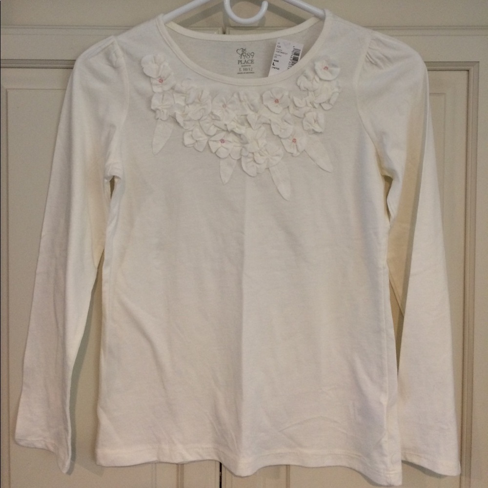 The Children's Place L 10/12 Girls off white Shirt