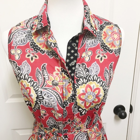NWT Versatile 100% cotton print dress / tunic - XS - Picture 2 of 8