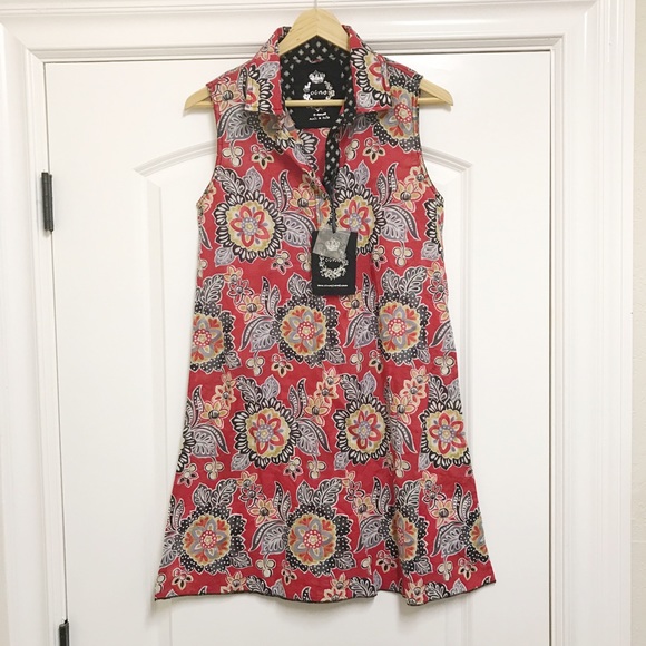 NWT Versatile 100% cotton print dress / tunic - XS - Picture 6 of 8