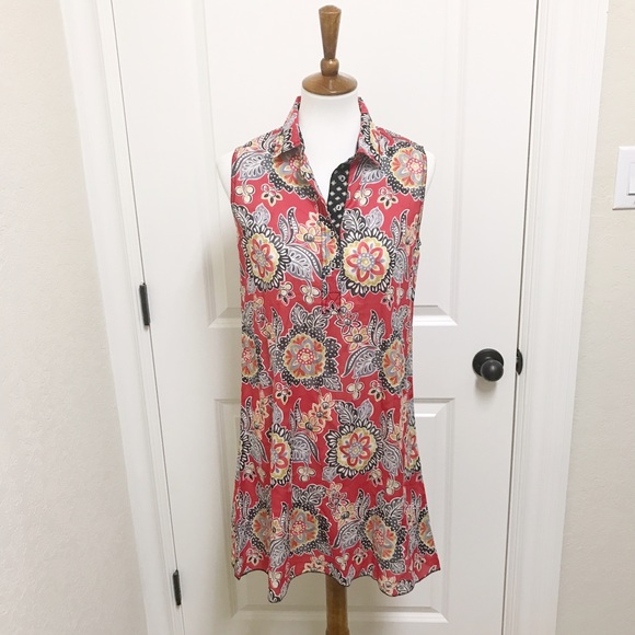 NWT Versatile 100% cotton print dress / tunic - XS - Picture 4 of 8