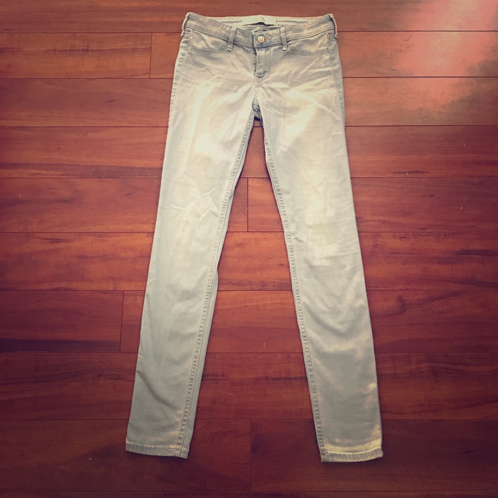 Hollister light wash jean jeggings 1R