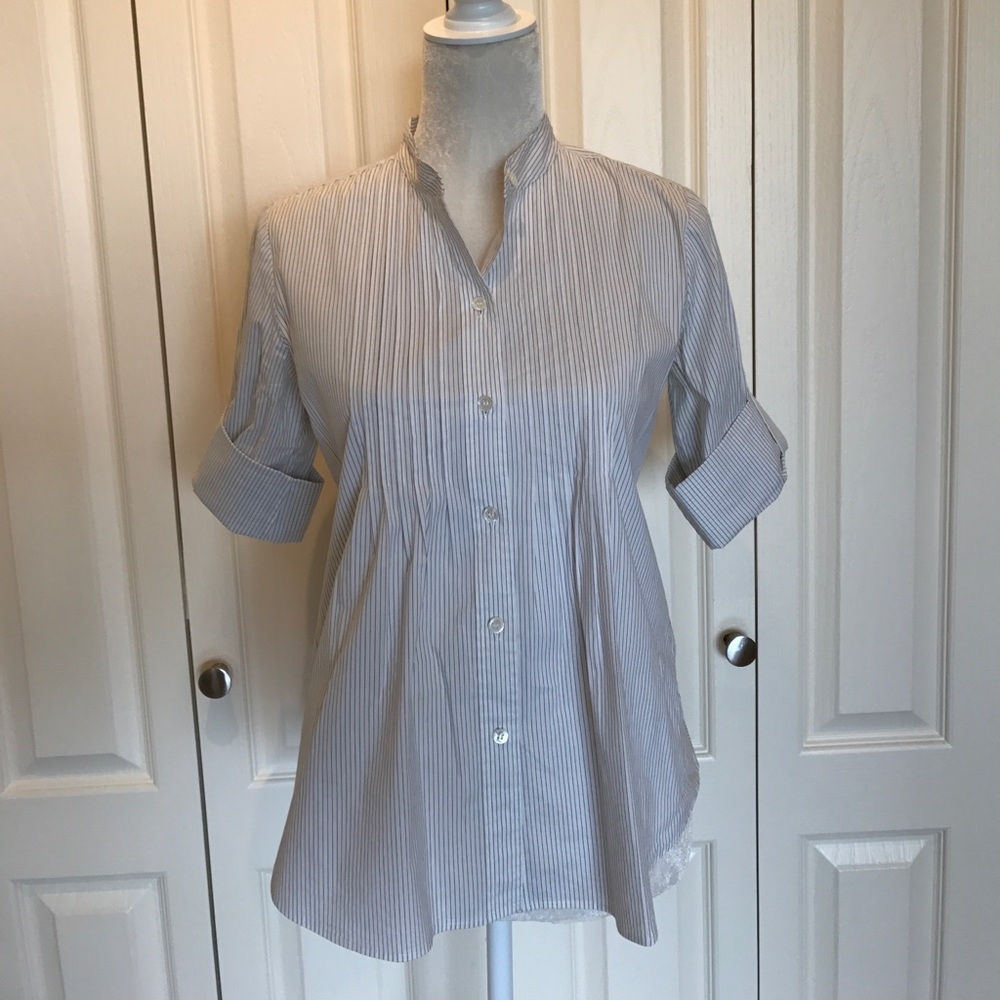Theory button down blouse