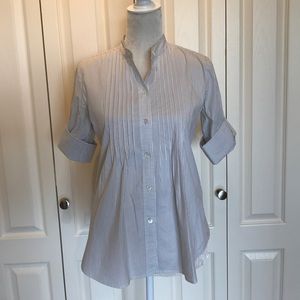 Theory button down blouse