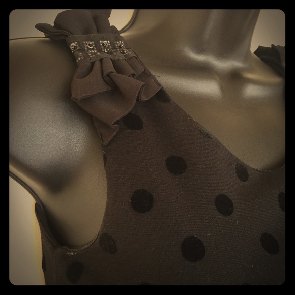Girls Nicole Miller Polka Dot Dreas - Picture 1 of 3