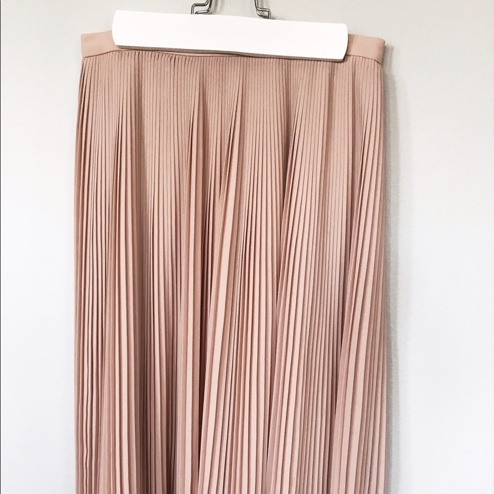 JCrew Micro Pleated Midi Skirt