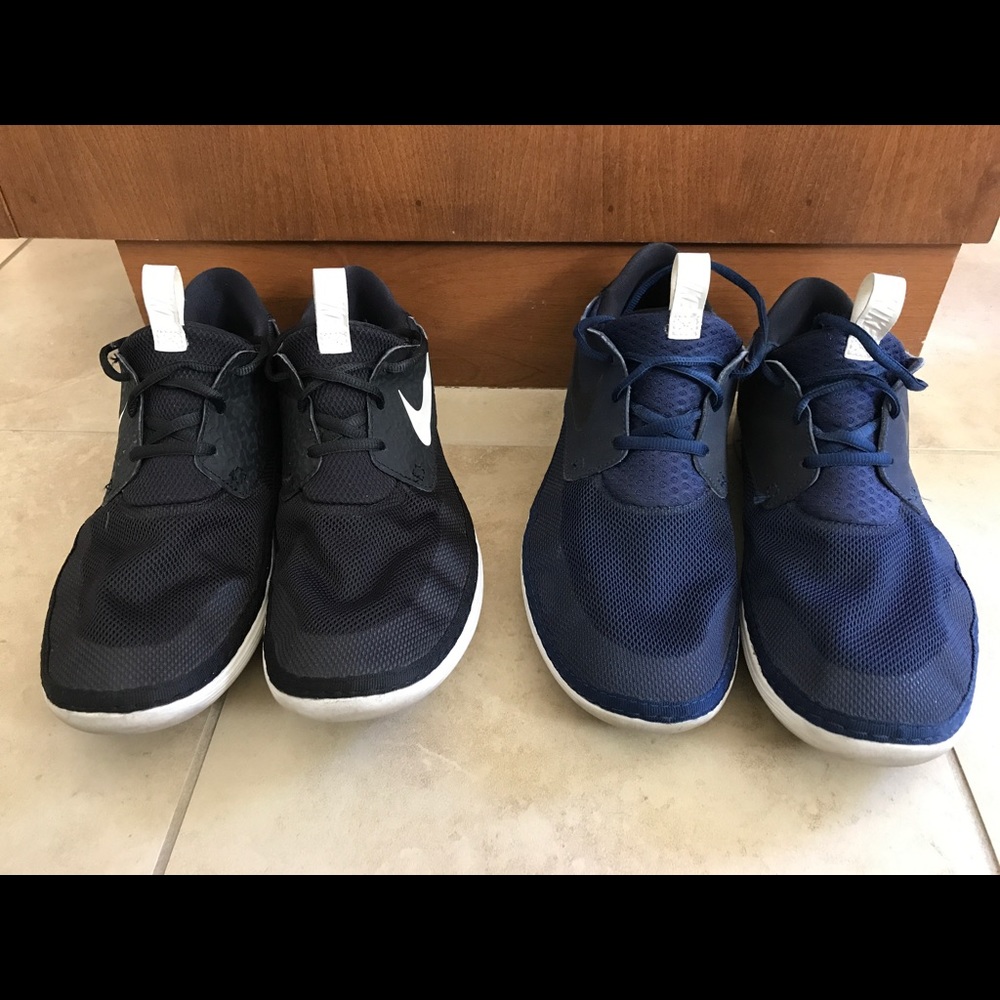 Nike Solarsoft black and blue sz 10