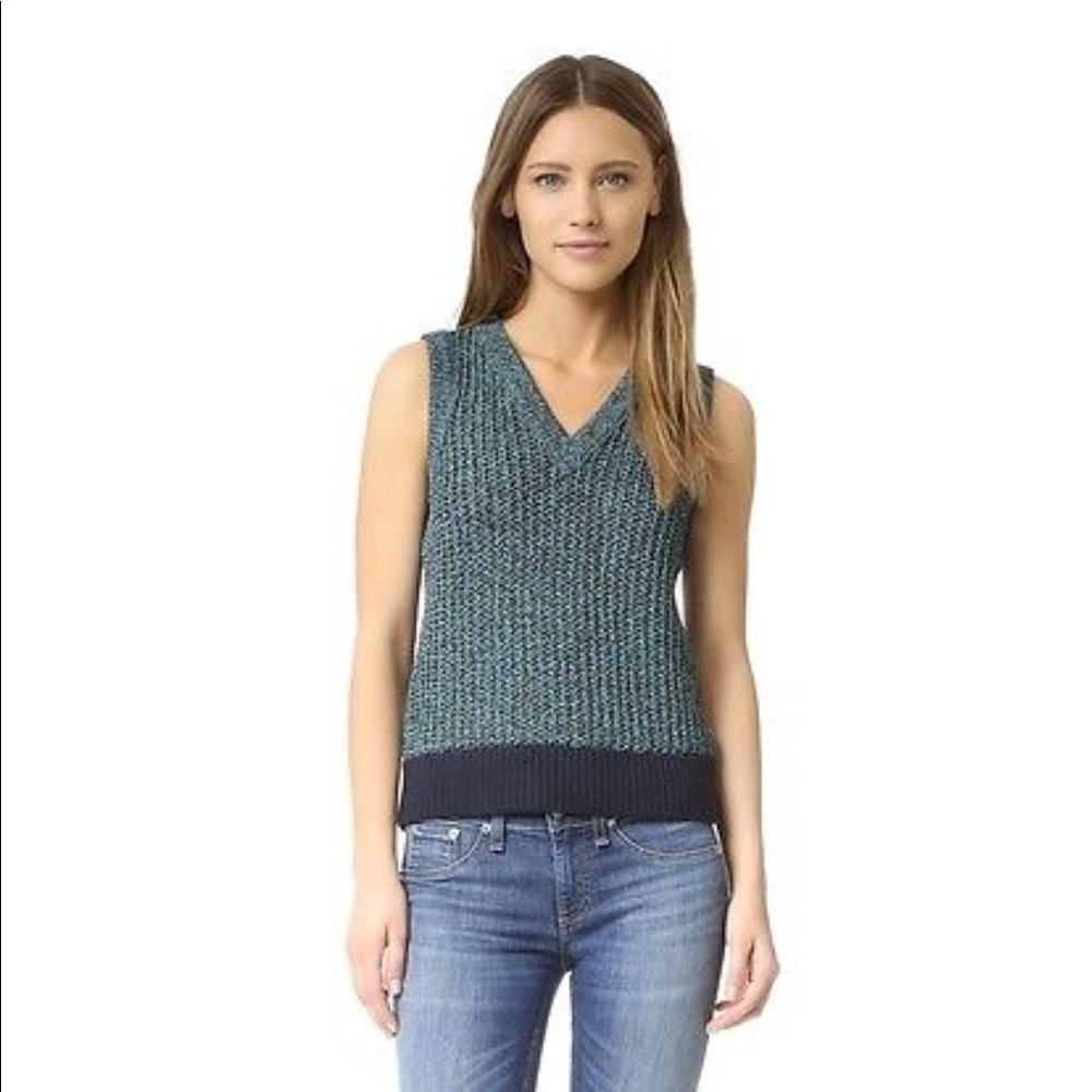 Rag & Bone carmen colorblock knit vest