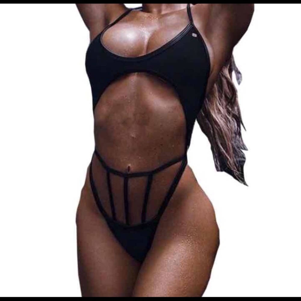 CAGED ONE PIECE SWIMSUIT