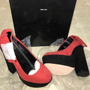 Dolce Vita Red Suede
