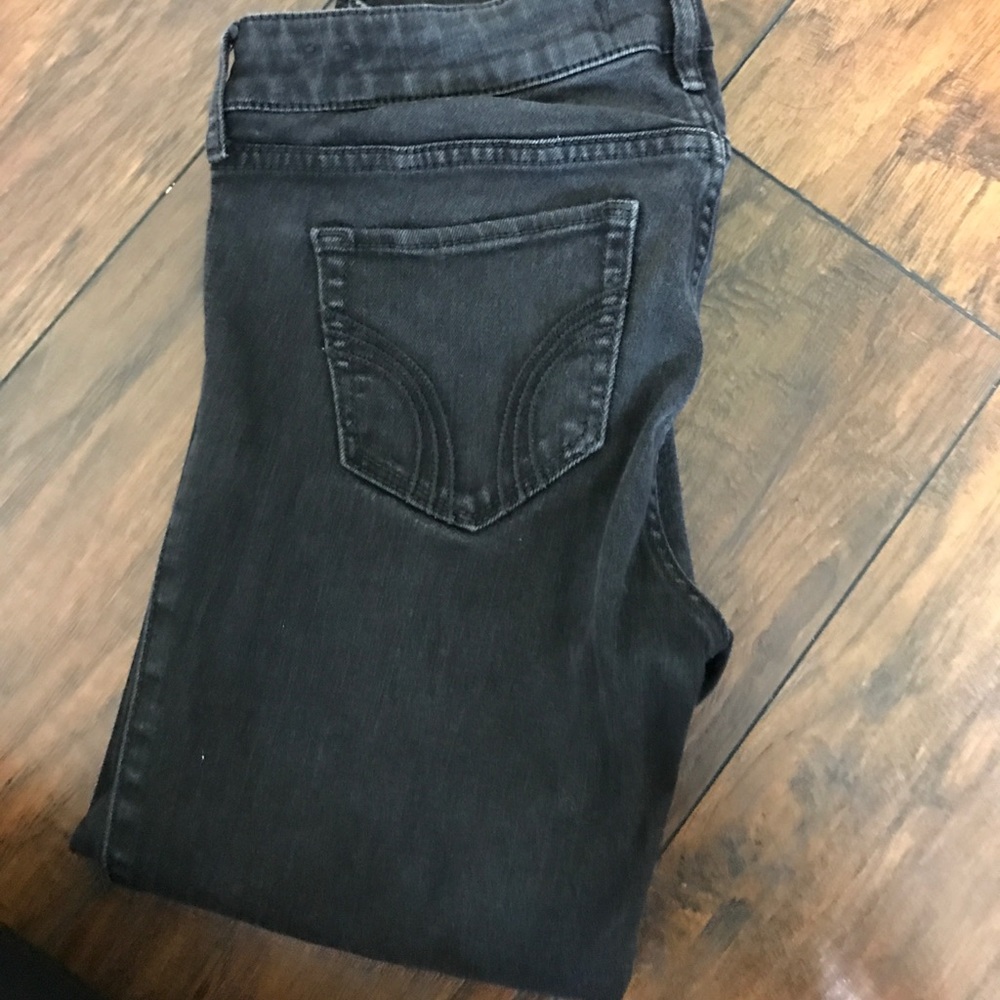 Black Hollister super skinny jeans