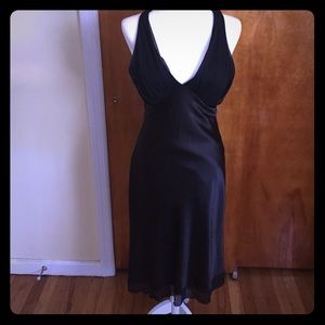 Halter high-low dress