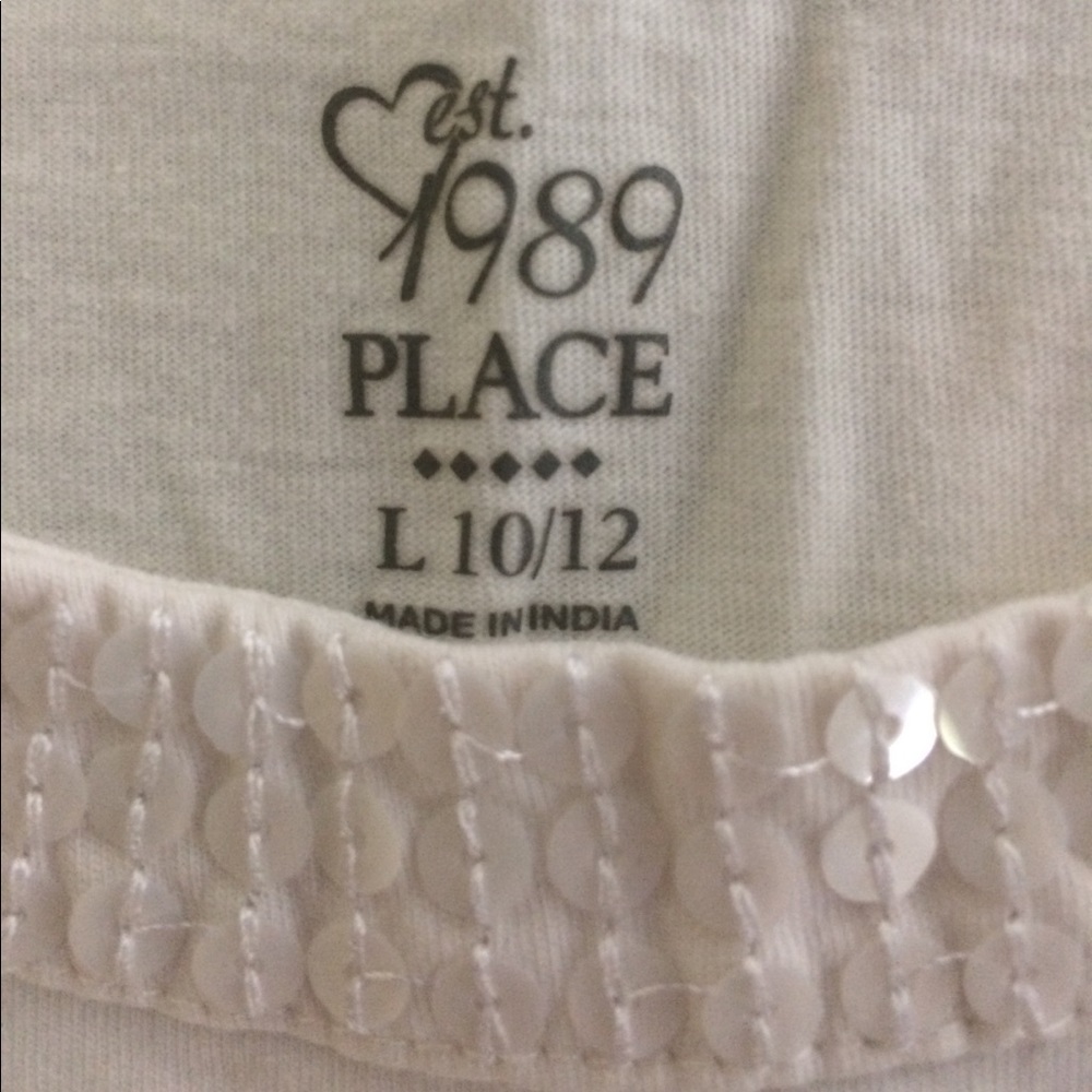The Children's Place L 10/12 Girls white Shirt