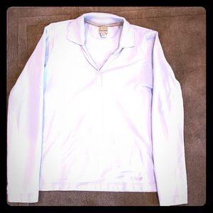 Filson LS polo shirt- powder blue - size S