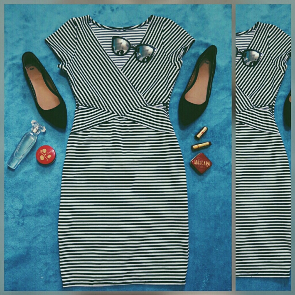 Fitted Striped Dress