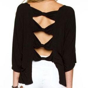 Brandy Melville Bow Back Top