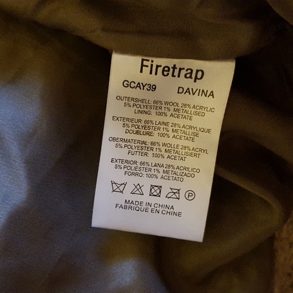 Firetrap Tweed Jacket - Picture 3 of 4