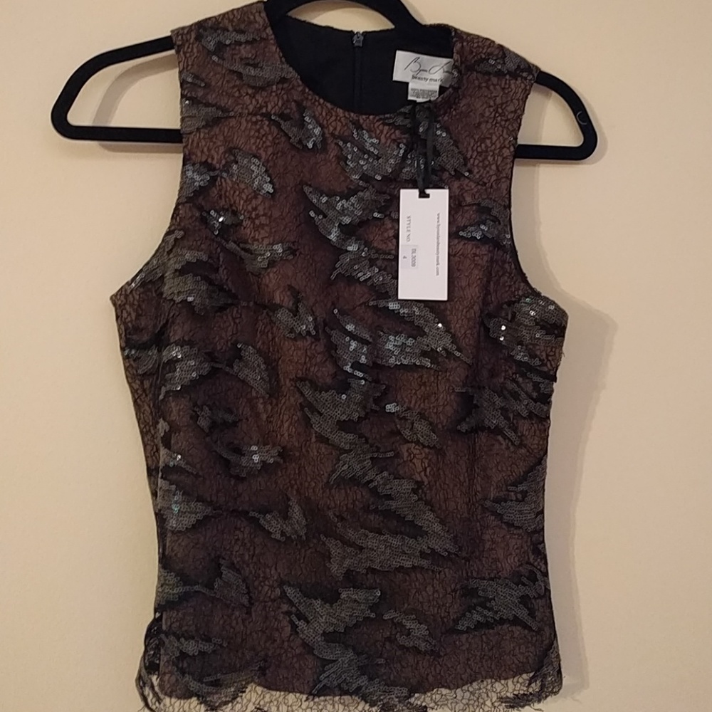 Byron Lars beauty mark top Sz 4