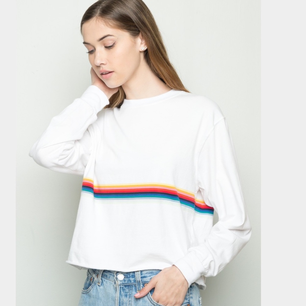 brandy melville acacia rainbow top