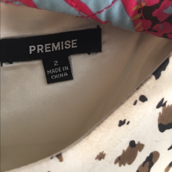 Cream tiger print dress - Picture 4 of 8