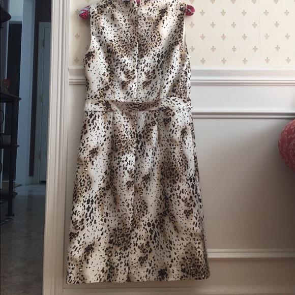 Cream tiger print dress - Picture 5 of 8