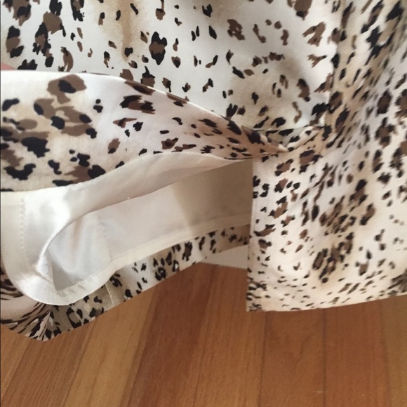 Cream tiger print dress - Picture 7 of 8