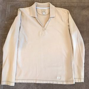 Tan LS Filson polo shirt- Size S