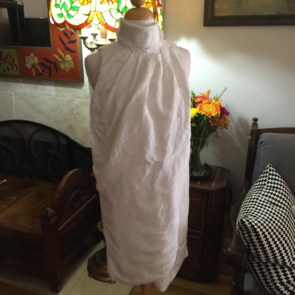 Linen Drape Dress