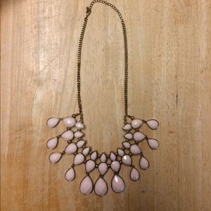 H&M Pale Pink Statement Necklace