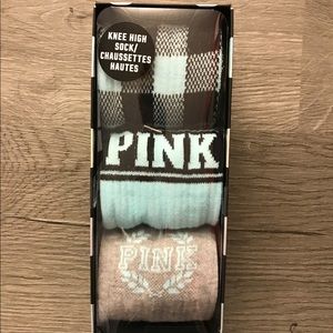 VS PINK - knee high socks (OS) NEW