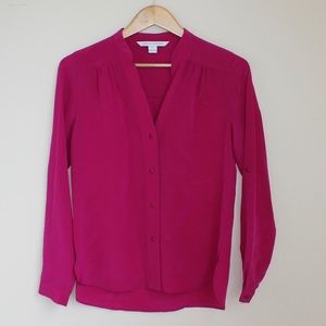 Diane Von Furstenberg Harlow Silk Blouse