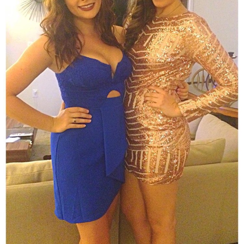 Sexy cutout cocktail dress